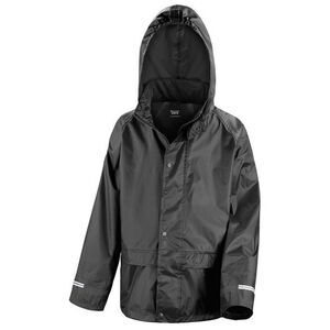 Result Core Childrens/Kids Core Raincoat / Black